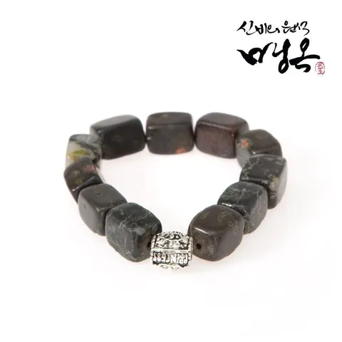 천연 원석팔찌 매옥 엔틱 사각 건강팔찌 남성용 (WFGFBT5)