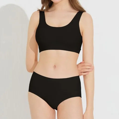 라보라 노라인 누디 랩핑 브라팬티 2종세트 701BK