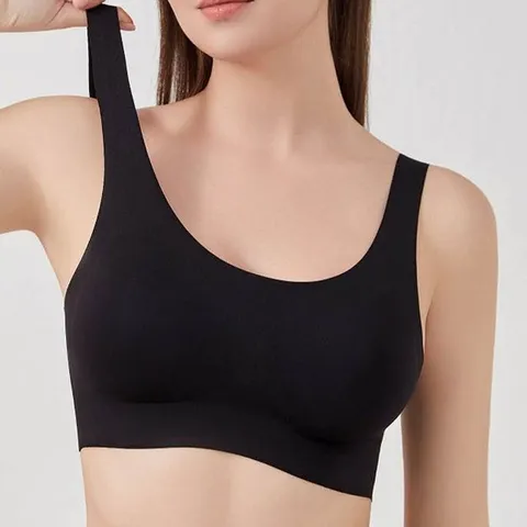 시원한 쿨링 심리스브라 옆살 정리 넓은 어깨끈 일체형 기본캡 여름 속옷 (WFJ9KGQ)