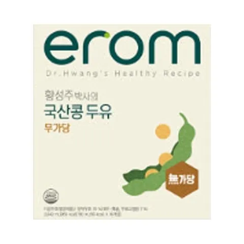 [이롬] 황성주 국산콩두유 무가당 190ml 48입