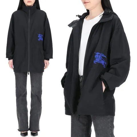 [버버리] EKD 로고 8087234 W ES24 WW AES 7 여성 후드 점퍼 바람막이