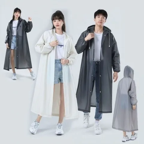 보이 베이직 여성 합성수지 레인웨어방수코트 유니섹스 (WFJJ4C7)