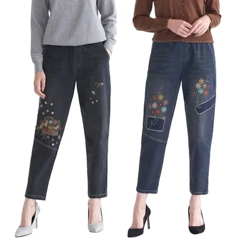 [할리마리] 데님플라워자수팬츠1 종 (런칭가39,900원)