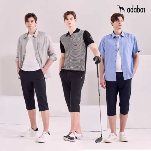 [아다바트] 24SS 밴딩 7부 팬츠 남성 3종세트