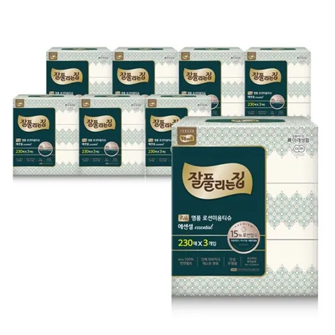 잘풀리는집명품로션티슈230매3개입 * 8팩(총24개)