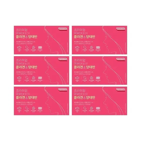 프리미엄 미녀의 콜라겐 양태반 6박스(180포)