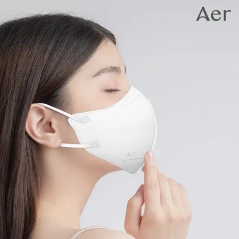 아에르 귀편한 새부리형 하프 비말차단 마스크(KF-AD) 25매