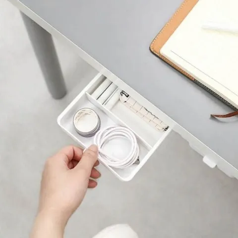 붙이는 활용도높은 디테일 구성 깔끔 수납장 필기구 (WFGHJIQ)