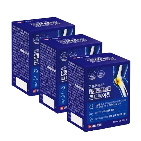 일양약품 관절 연골에존 뮤코다당 단백 콘드로이친 900mg 180정-관절건강 연골건강