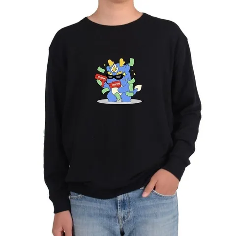 맨투맨 갑진년 청룡 돈 money 머니머니해도 머니가그림 다양한 사이즈 (WFJCZL1)