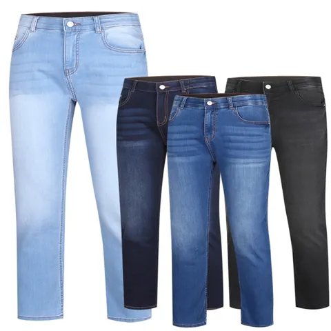 남성 여름 사방스판 편안한 허리밴딩 얇은 청바지 WS-JES-PT60