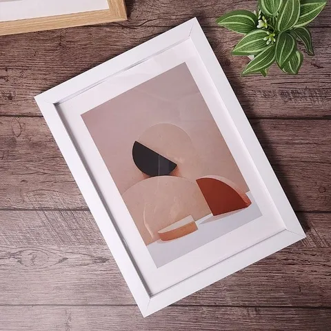 A4 인테리어 액자 우드 액자 화이트 (WFH3A1D)