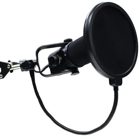 노이즈방지 플랙시블 스탠드팝스크린 ASMR 녹음 마이크 커버 팝스크린 필터 (WFJ109B)