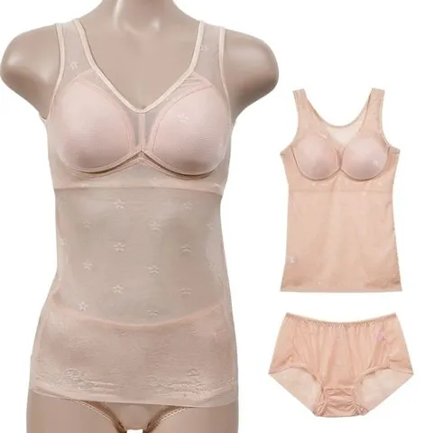 (폭스)매력적인 디자인의 시스루 브라런닝 팬티세트 (WFIE2AF)