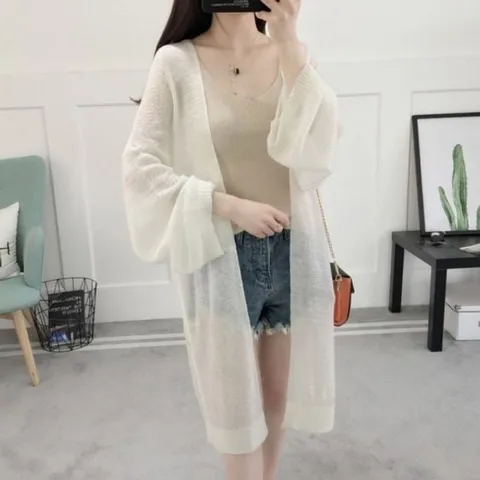 니트가디건 S/S 해변비치 캐주얼 바캉스 (WFJJ8G0)