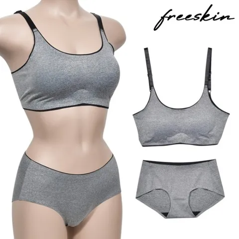 [프리스킨]스포티한 데일리 브라팬티 세트