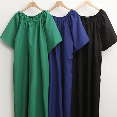 중년 바스락 마담옷 퍼프 셔링 여성큰옷 여성의 (WFK1D0F)