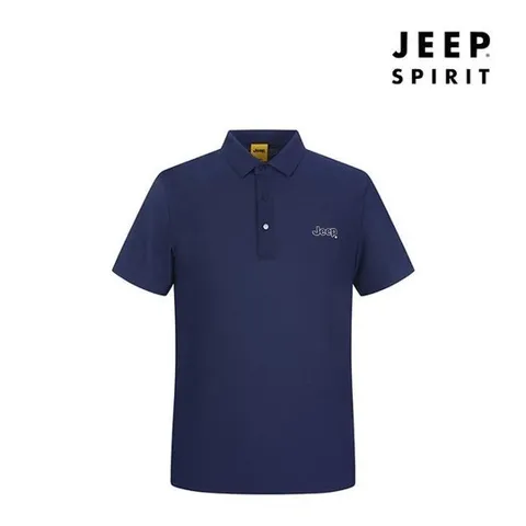 JEEP SPIRIT 쿨링 남성 폴로 반팔 카라티셔츠 네이비