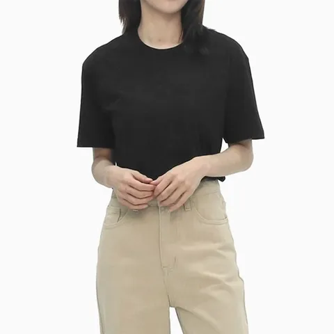스콰즈 반팔티 라운드넥 30수 면티 단체티 이너 무지티셔츠 SHZ003