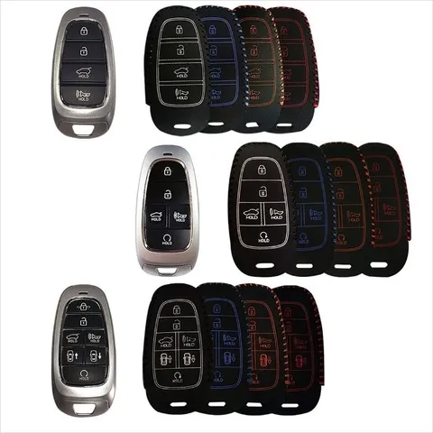 D21 더뉴싼타페호환 TM F L 20-23년 스마트키 가죽 SO (WFIEJL7)