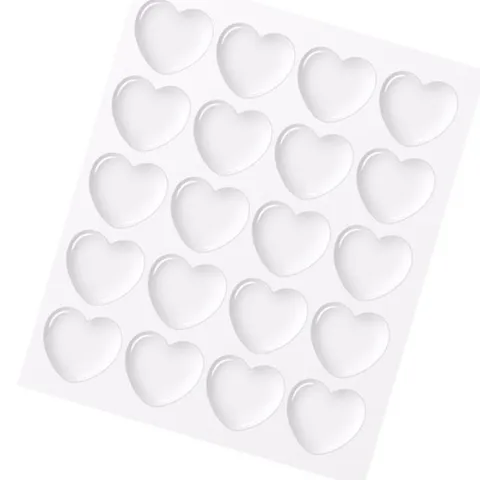 톡홀더투명스티커 레진 부자재 다양한곳 부착하는 악세사리스티커 20개입 (WFJ751M)