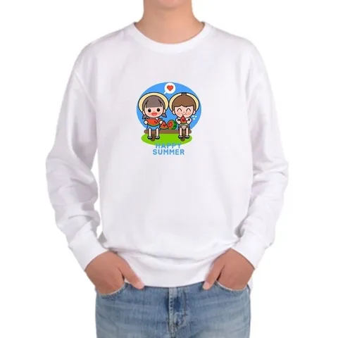 맨투맨 전사이즈 수박 소풍 여름 사랑 시골 디자인 (WFH30DB)