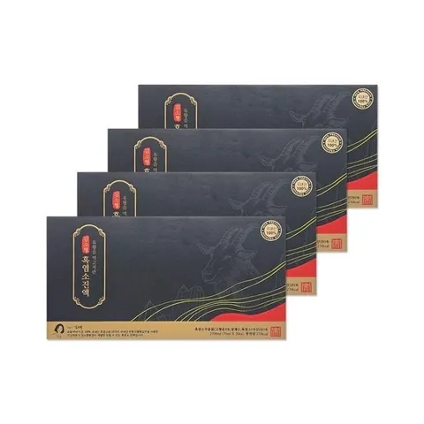 김소형 유황을 먹고자란 흑염소진액 70ml 30포 4개/mjc