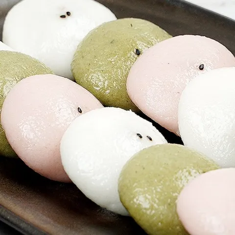 잔기지떡 1박스 흰색20개+딸기15개+쑥15개