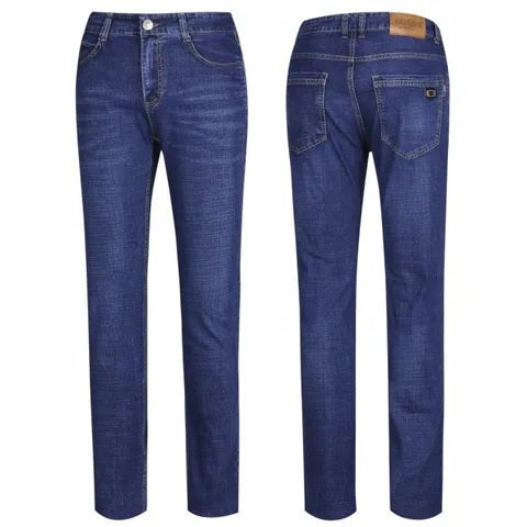 남성 사계절 신축성 좋은 편안한 소재 청바지 DW-JEA-302-블루