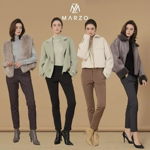 [마르조] [4종]여성마렌프본딩밴딩팬츠_MEWFFUS01