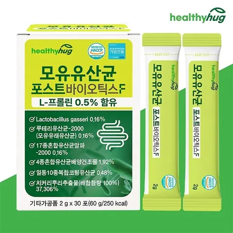 헬씨허그 모유유산균 프롤린 유산균 포스트바이오틱스F 1박스