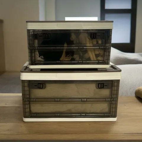 폴딩박스 접이식 오픈형 투명 30L 오픈형폴딩박스 (WFIMA6D)