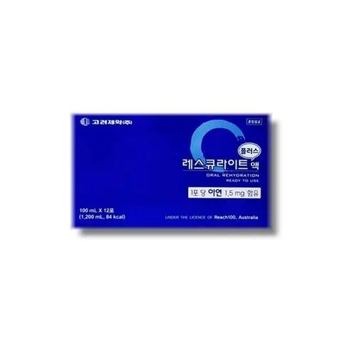 [보리담다] 휴온스엔 고려제약 레스큐라이트 플러스액 100ml 12포