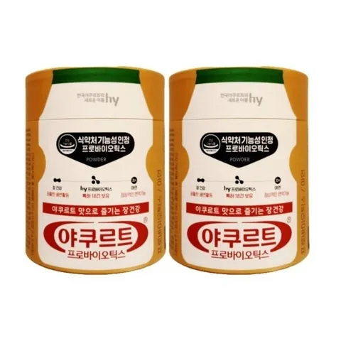 [한국야쿠르트] 한국야쿠르트 프로바이오틱스 유산균, 120g, 2개