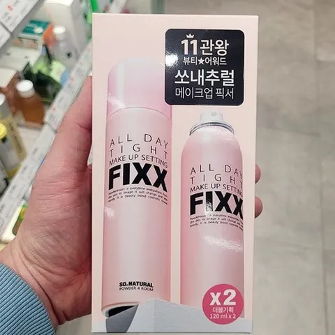 쏘내추럴 파우더포룸 올데이 타이트 메이크업 세팅 픽서 120ml x 2개 P00380123