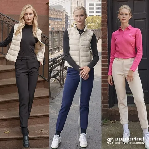 [단독방송] 애플라인드 초특가 기모 본딩 팬츠 3종, 여성