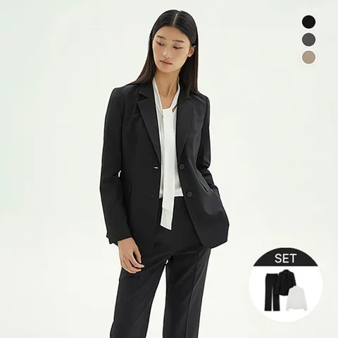 [엘루아] 포트레 자켓+팬츠+블라우스 3종세트 택1