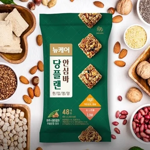 [대상웰라이프] 뉴케어 당플랜 한입영양 안심바 (10gx48입), 1봉