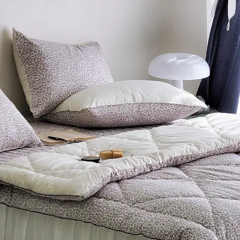 쥬디 사계절 부드러운 세미 마이크로 S 차렵풀세트(이불+패드+베개커버)