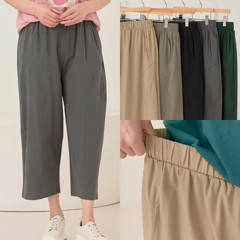 마미소 곡선통바지 엄마옷 할머니옷 빅사이즈 4060 마담 중년여성 옷