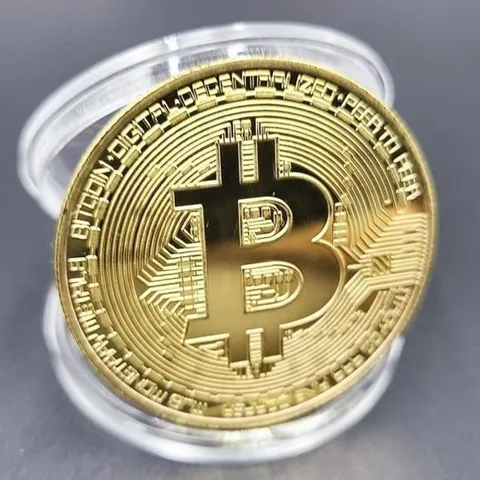 비트코인 모형 주화 가상화폐 기념 코인 (WFK99MU)