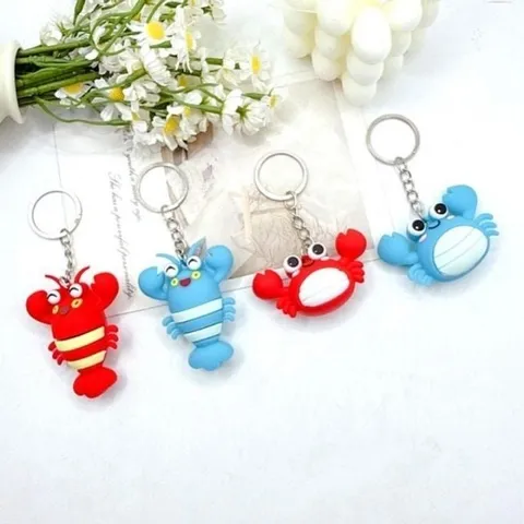 물속나라 기본 가재 꽃게 랍스터 모던 스마트 키홀더 (WFJDG9P)