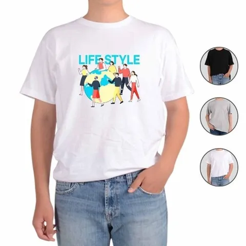 남녀 아동 면티 반팔 티셔츠 다양한 색상 통기성 면 (WFHZODE)