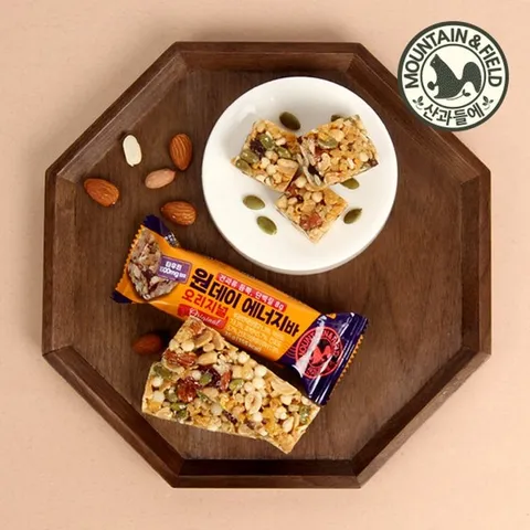 [산과들에] 원데이에너지바오리지널 35gx10개 견과 에너지바