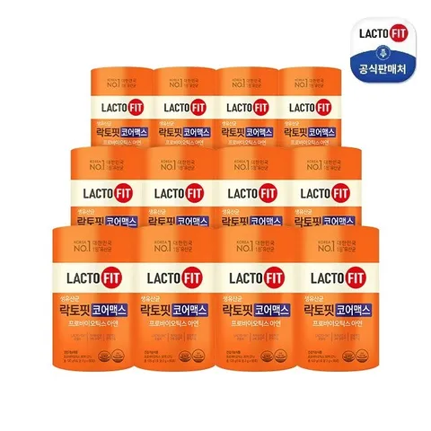 종근당건강 락토핏 생유산균 코어맥스 12통