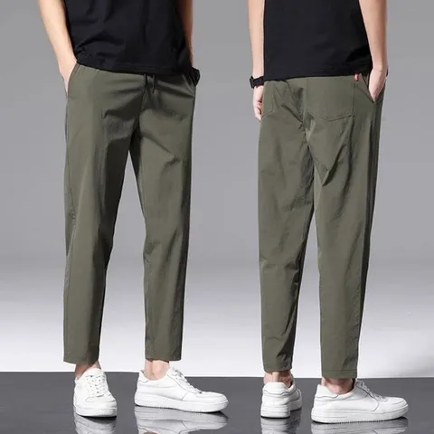 남성 쿨 링클프리 팬츠 슬랙스 여름 냉감 바지 (WFHYHV7)