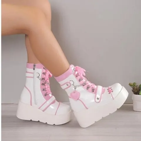 발목 봄여자신발 힐 봄신상 가을 여성부츠 봄구두 봄 (WFK0KR6)