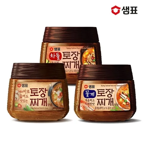 샘표 토장찌개 양념 450g 3종 1+1/된장