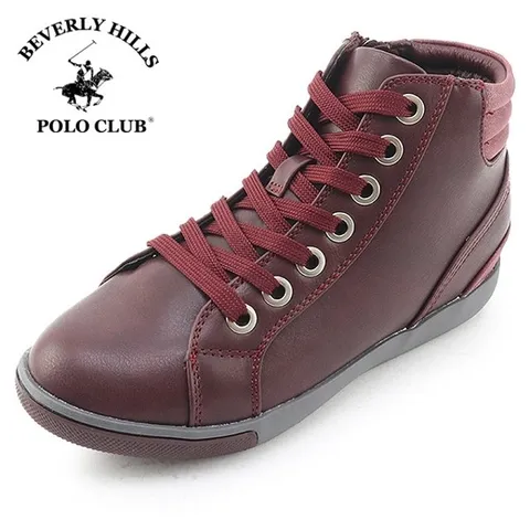 비버리힐즈폴로클럽 지퍼부츠(BVZIP-029)_버건디