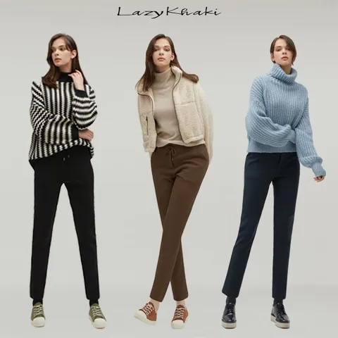 [레이지카키]신상품!초특가! 릴렉스핏 밀크 꿀본딩팬츠 3종